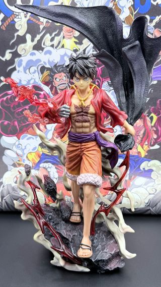 Luffy Red Roc One Piece Figura