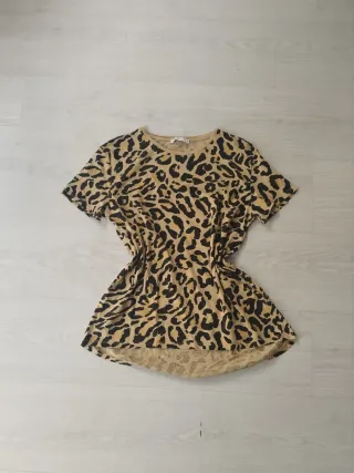 Camiseta Zara Estampado Leopardo