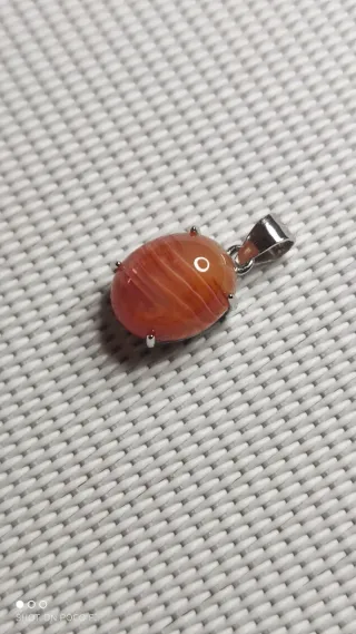 Colgante Cornalina Plata 925.