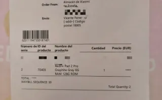 Redmi Pad 2 Pro Gris 6GB RAM 128G ROM. SIN USAR.