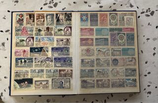 Lote de sellos postales franceses