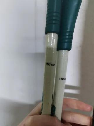 Esquís Rossignol 165cm +fijaciones +bastones 150cm