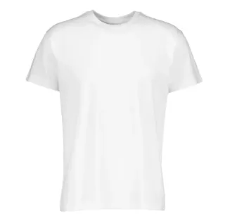 Camiseta básica blanca hombre