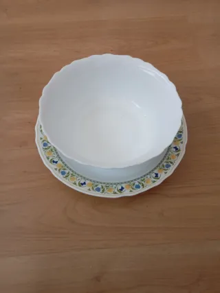 Juego de fuentes de porcelana