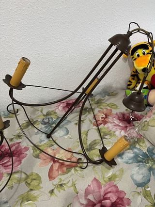 Lámparas de techo rústicas (2 unidades)