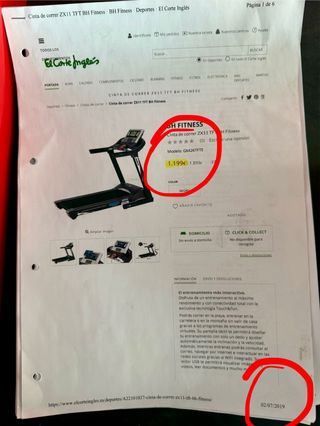 BH Fitness cinta de correr ZX11