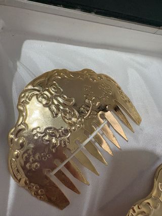 Peinetas Falleras Doradas