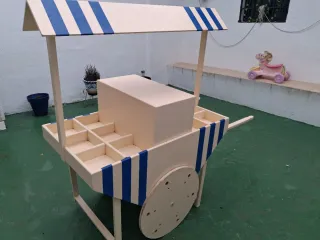 Carro de chucherías vintage