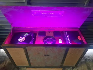 Mueble Tocadiscos Vintage Sears