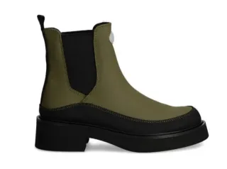 Botas Chelsea Desigual Mujer Verde/Negro