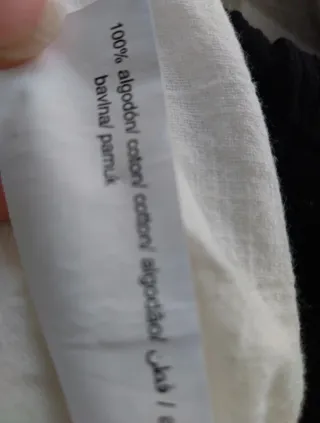 Falda midi DENIM blanca talla L/40