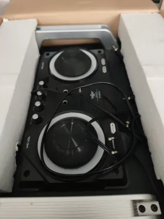 Altavoz Icarus Bluetooth USB SD Karaoke LED