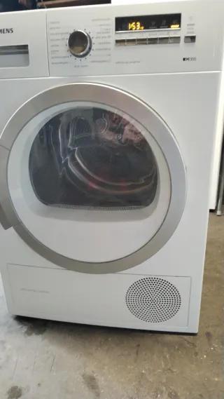 Secadora Siemens Blanca, 9 kilos de secado