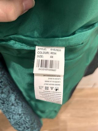 Abrigo Desigual Patchwork Verde