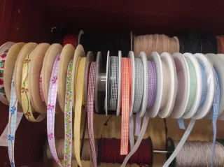 Cinta de cuadros escoceses varios colores