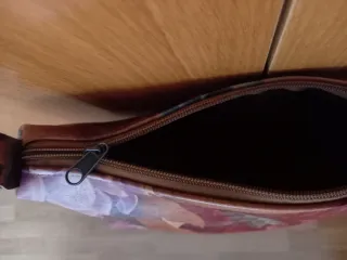 Bolso de hombro estampado floral