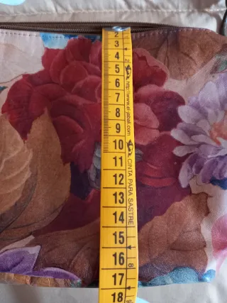 Bolso de hombro estampado floral