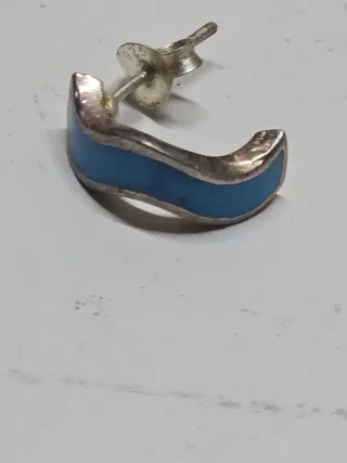 Pendiente plata 925 con turquesa