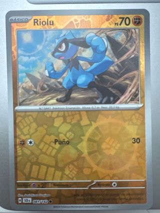 Carta Pokémon Riolu Básico 081/142