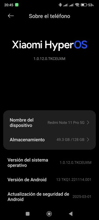 Xiaomi Redmi Note 11 Pro 5G Azul