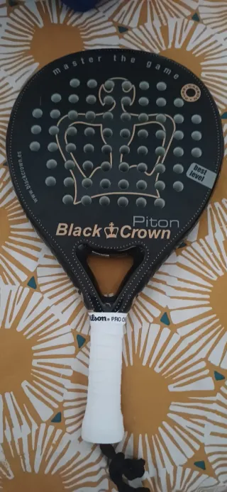 Pala de pádel Black Crown Piton