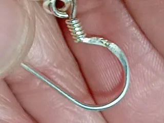 Pendientes Plata Ley Perla y cuarzo rosa