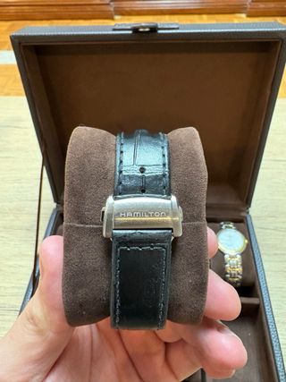 Hamilton Jazzmaster Cuarzo Negro/Plata