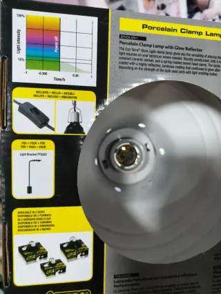 Lámpara cerámica Exo Terra reptiles