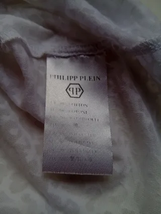 Philipp Plein Crystal Teddy T-Shirt - Off-White M