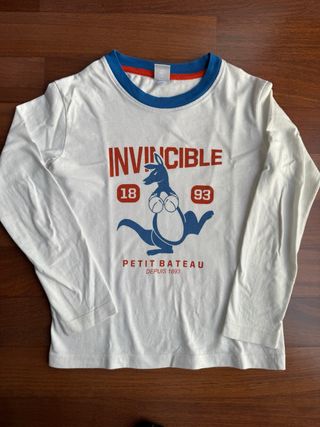 T-shirt Petit Bateau maniche lunghe 8 anni