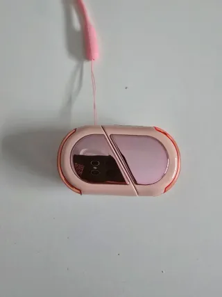 Auriculares Corazón Rosa y Oro Rosado
