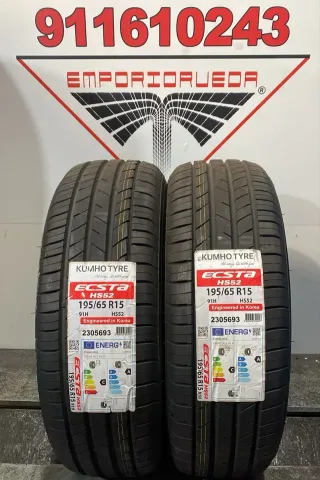 195 65 15 H KUMHO RUEDA NUEVA YA MONTADA