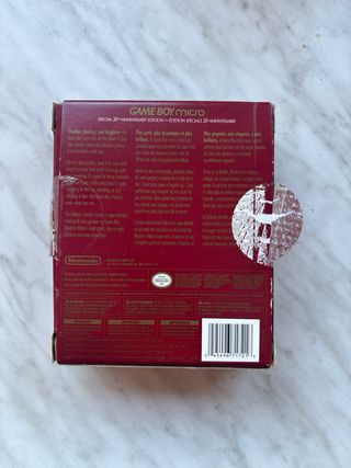 Nintendo Game Boy Micro Edición Especial