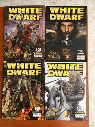 REVISTAS WHITE DWARF  .WARHAMMER.