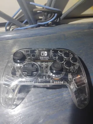 Mando Nintendo Switch Transparente