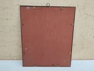 Antico quadro ovale Madonna con bambino ritouché