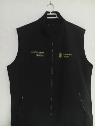 Chaleco cortavientos Labora Negro