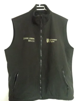 Chaleco cortavientos Labora Negro