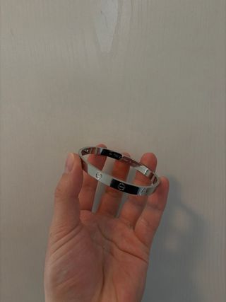 Pulsera Cartier Love Plata