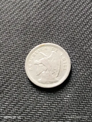 Lote monedas y sellos antiguos Chile