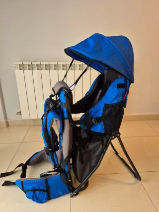 Mochila Portabebés Senderismo Azul
