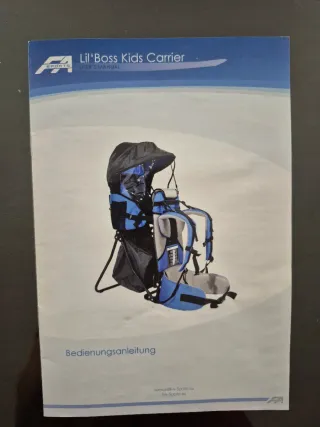 Mochila Portabebés Senderismo Azul