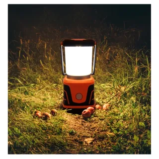 Lámpara LED Camping Naranja y Negra