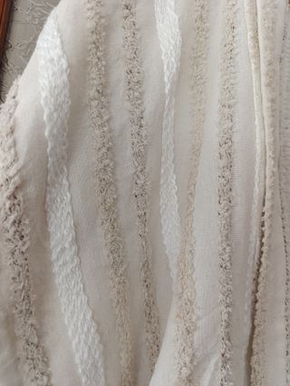 Chaqueta boho conchas y flecos