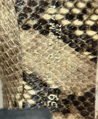 Botines Zara Piel Estampado Serpiente Talla 39