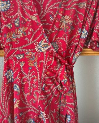 Vestido largo cruzado marca Trilce – Talla S/M