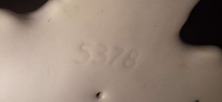 Antigua pareja de candelabros de porcelana Bavaria