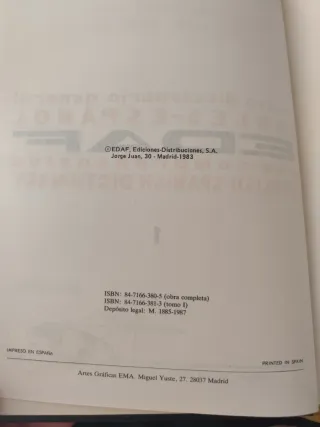 Diccionario EDAF Inglés-Español