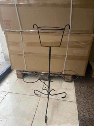Soporte Hierro Forjado para Macetas Jardin plantas