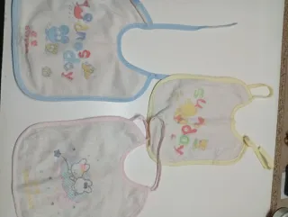 Lote 6 Baberos Bebé Dibujos